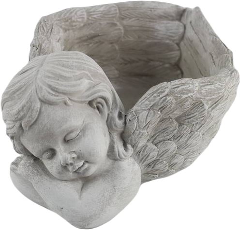 Anjelik ležiaci betón 18 x 13 cm