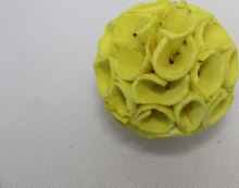 Sola crape ball 6cm color yellow
