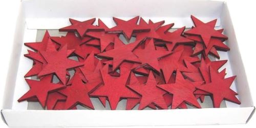 Hviezda brezová kôra červená