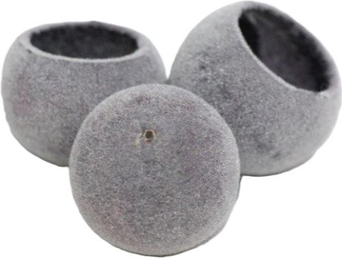 Indická sušina Bell cup mini katha flocking, sivá, 30 ks