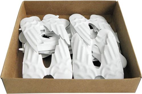 Kovová andělská křídla - bílá, 4 cm, sada 18 ks