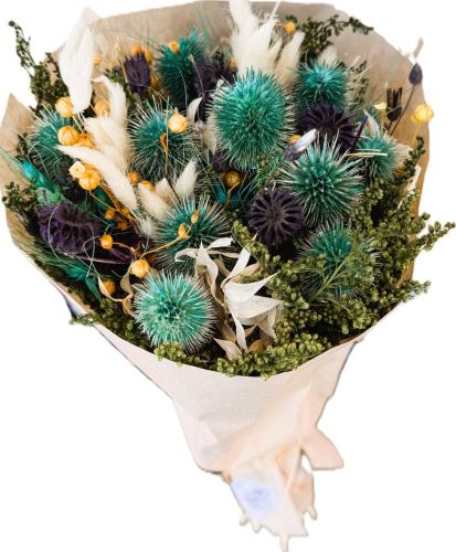 Großer Strauß gemischte getrocknete Blumen 02