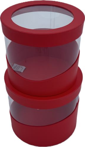 Flower box červený  2 ks