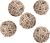Lata ball 4 cm, 30 ks, dekorační koule, přírodní