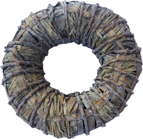 Veniec viazaný frosted 24 cm Veniec viazaný frosted 24 cm