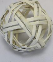 Ratan ball C 10cm white