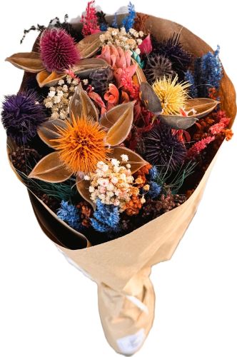 Großer Strauß gemischte getrocknete Blumen 06