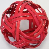 Ratan ball C 10cm červená