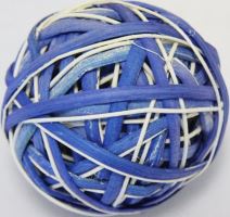 Ratan ball B 10cm blue