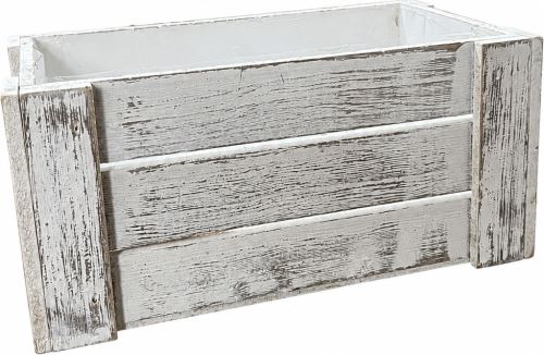 Dekorativní bedýnka Shabby Chic 20 x 11,5 x 9,5 cm