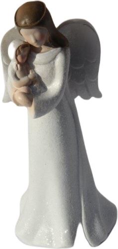 Anjel strieborné krídla F 25 cm, 2 ks set