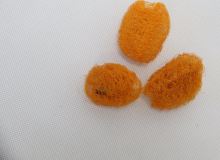 Luffa 6 - 8 cm mini oranžová