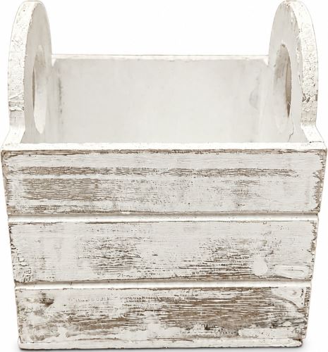 Dekorativní bedýnka Shabby Chic 10,5 x 10,5x 8 cm