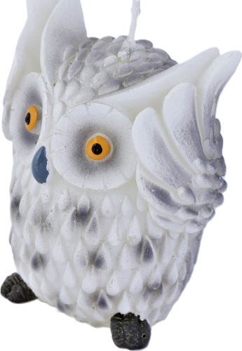 Eulenkerze mit Ohren