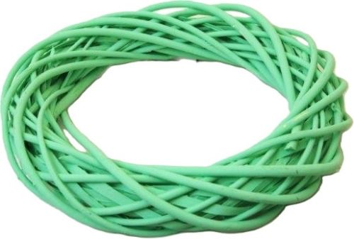 Věnec vrba pletený B, color sv.zel., 25 cm (1)
