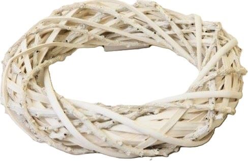 Věnec vrba pletený C bílý 40 cm (1)