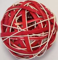 Ratan ball B 10cm red