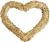 Slaměné srdce 30 cm