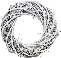 Věnec bílošedý 25 cm Věnec bílošedý 25 cm