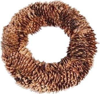 Wreath cone halved spruce 20 cm