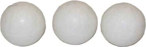 Sviečka guľa biela 6,5 cm Sviečka guľa biela 6,5 cm